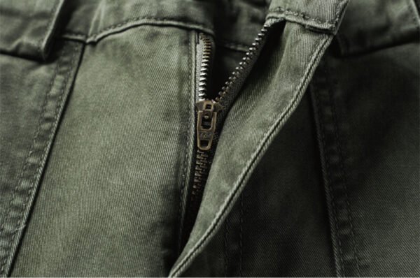 Custom Washed Loose-Fit Multi-Pocket Cargo Pants - Style 0180AB - product detail view 9 Custom Washed Loose-Fit Multi-Pocket Cargo Pants - Style 0180AB - product detail view 9