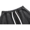 Custom Washed Loose Straight-Leg Shorts - Style AE8D4E - product detail view 2