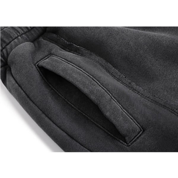 Custom Washed Loose Straight-Leg Shorts - Style AE8D4E - product detail view 3
