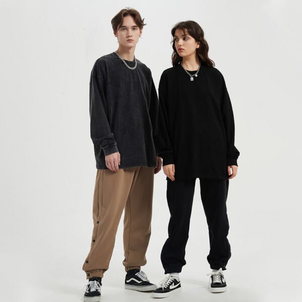 Custom Washed O-Neck Pullover Sweatshirt | 02ffecef05e56a87 - Style 02FFEC - product detail view 4 Custom Washed O-Neck Pullover Sweatshirt | 02ffecef05e56a87 - Style 02FFEC - product detail view 4