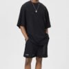 Custom Washed Panel-Seam Oversized T-Shirt - Style B861B6 - product detail view 5