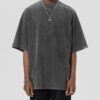 Custom Washed Panel-Seam Oversized T-Shirt - Style B861B6 - product detail view 6