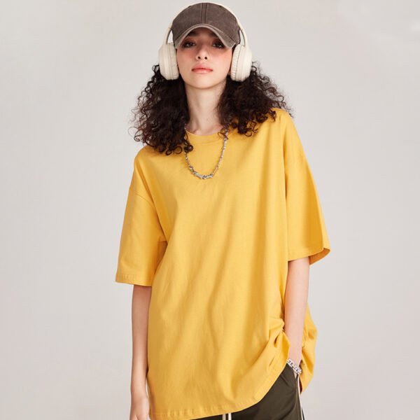 Custom Drop-Shoulder Oversized T-Shirt - Style 73097A - product detail view 3 Custom Drop-Shoulder Oversized T-Shirt - Style 73097A - product detail view 3