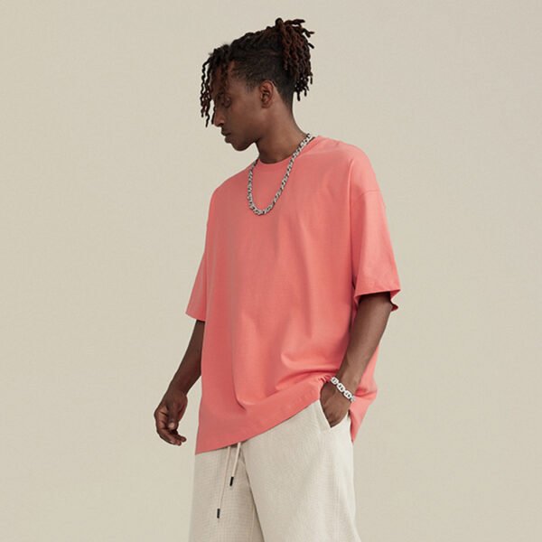 Custom Drop-Shoulder Oversized T-Shirt - Style 73097A - product detail view 5 Custom Drop-Shoulder Oversized T-Shirt - Style 73097A - product detail view 5