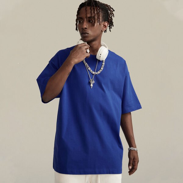 Custom Drop-Shoulder Oversized T-Shirt - Style 73097A - product detail view 7 Custom Drop-Shoulder Oversized T-Shirt - Style 73097A - product detail view 7
