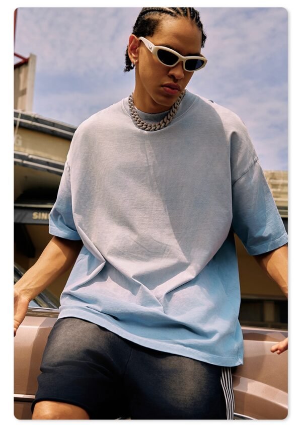 Custom Washed Oversized Tee - 59A73C04 - Style 59A73C - product detail view 6 Custom Washed Oversized Tee - 59A73C04 - Style 59A73C - product detail view 6