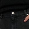 Custom Washed Patchwork Denim-Look Street Shorts - Style 8E3762 - product detail view 9