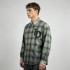 Custom Washed Plaid Screen Print Shirt - Style 59AD93 - product detail view 4 Custom Washed Plaid Screen Print Shirt - Style 59AD93 - product detail view 4