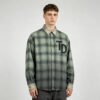 Custom Washed Plaid Screen Print Shirt - Style 59AD93 - product detail view 6 Custom Washed Plaid Screen Print Shirt - Style 59AD93 - product detail view 6