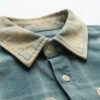 Custom Washed Plaid Binding-Control Shirt - Style A28563 - product detail view 5