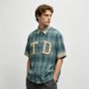 Custom Washed Plaid Binding-Control Shirt - Style A28563 - product detail view 6