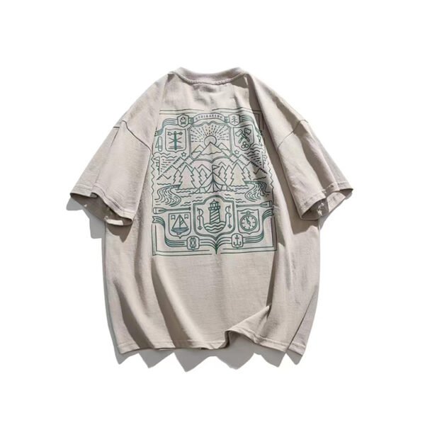 Custom Oversized O-Neck Streetwear T-Shirt - VW-1BBECD - Style 1BBECD - product detail view 3