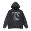 Custom Washed Pullover Hoodie With Rib Cuffs - Style 06AA9D - product detail view 5