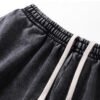 Custom Washed Raw-Hem Relaxed Shorts - Style 671E3B - product detail view 7 Custom Washed Raw-Hem Relaxed Shorts - Style 671E3B - product detail view 7