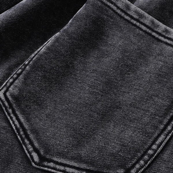 Custom Washed Raw-Hem Relaxed Shorts - Style 671E3B - product detail view 8 Custom Washed Raw-Hem Relaxed Shorts - Style 671E3B - product detail view 8