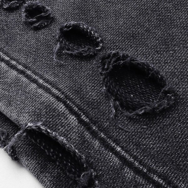 Custom Washed Raw-Hem Relaxed Shorts - Style 671E3B - product detail view 9 Custom Washed Raw-Hem Relaxed Shorts - Style 671E3B - product detail view 9