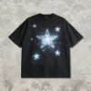 Custom Washed Rhinestone Star Streetwear T-Shirt | 5ADBA741 - Style 5ADBA7 - product detail view 2 Custom Washed Rhinestone Star Streetwear T-Shirt | 5ADBA741 - Style 5ADBA7 - product detail view 2