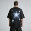 Custom Washed Rhinestone Star Streetwear T-Shirt | 5ADBA741 - Style 5ADBA7 - product detail view 3 Custom Washed Rhinestone Star Streetwear T-Shirt | 5ADBA741 - Style 5ADBA7 - product detail view 3