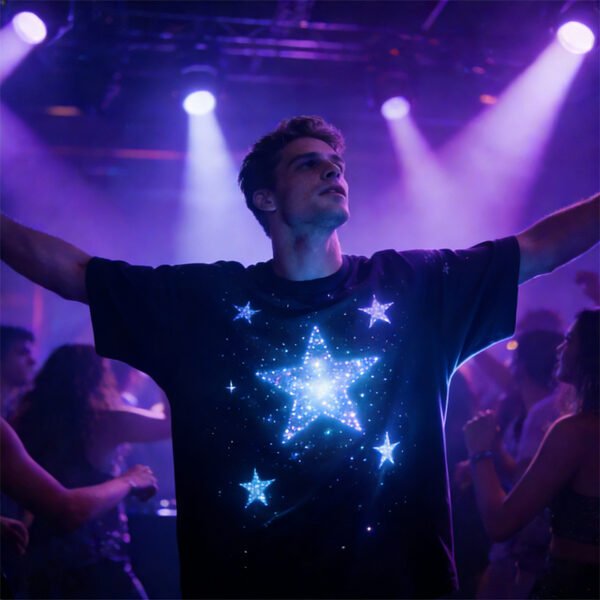 Custom Washed Rhinestone Star Streetwear T-Shirt | 5ADBA741 - Style 5ADBA7 - product detail view 6 Custom Washed Rhinestone Star Streetwear T-Shirt | 5ADBA741 - Style 5ADBA7 - product detail view 6