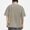 Custom Vintage Washed Spliced Panel T-Shirt - Style 0F0B31 - product detail view 3
