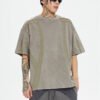 Custom Vintage Washed Spliced Panel T-Shirt - Style 0F0B31 - product detail view 4