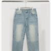 Custom Washed Straight-Leg Denim Jeans | - Style 435148 - product detail view 4 Custom Washed Straight-Leg Denim Jeans | - Style 435148 - product detail view 4