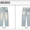 Custom Washed Straight-Leg Denim Jeans | - Style 435148 - product detail view 9 Custom Washed Straight-Leg Denim Jeans | - Style 435148 - product detail view 9