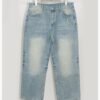 Custom Washed Straight-Leg Denim Jeans | - Style 435148 - product detail view 14 Custom Washed Straight-Leg Denim Jeans | - Style 435148 - product detail view 14