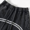 Custom Washed Stripe Panel Sweatpants - Style B82D70 - product detail view 11 Custom Washed Stripe Panel Sweatpants - Style B82D70 - product detail view 11
