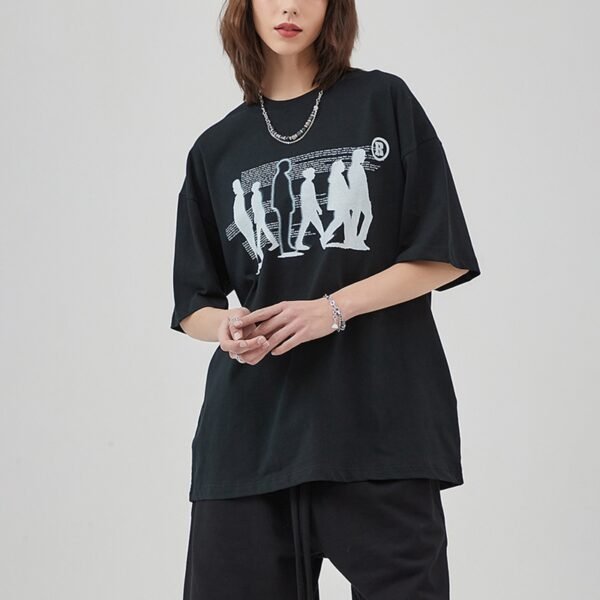 Custom Washed Symbol Graphic Relaxed Tee | 1DB9E030 - Style 1DB9E0 - product detail view 3 Custom Washed Symbol Graphic Relaxed Tee | 1DB9E030 - Style 1DB9E0 - product detail view 3