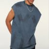Custom Vintage Washed Oversized Tank Top CUS2403S1530 - Style 36EA49 - product detail view 3 Custom Vintage Washed Oversized Tank Top CUS2403S1530 - Style 36EA49 - product detail view 3