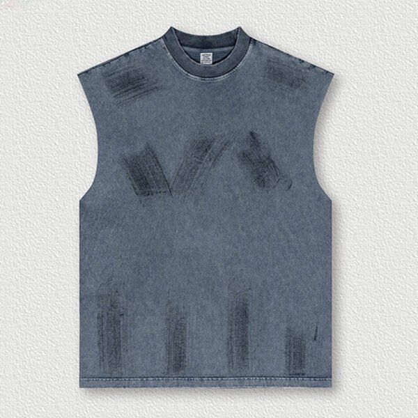 Custom Vintage Washed Oversized Tank Top CUS2403S1530 - Style 36EA49 - product detail view 7 Custom Vintage Washed Oversized Tank Top CUS2403S1530 - Style 36EA49 - product detail view 7