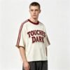 Custom Washed Patch Towel Embroidery T-Shirt - Style 58C1E6 - product detail view 7 Custom Washed Patch Towel Embroidery T-Shirt - Style 58C1E6 - product detail view 7