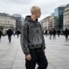 Custom Washed Tribal Graphic Hooded Sweatshirt - Style 9EFB58 - product detail view 6