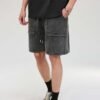 Custom Washed Utility Pocket Shorts - Style 669679 - product detail view 3