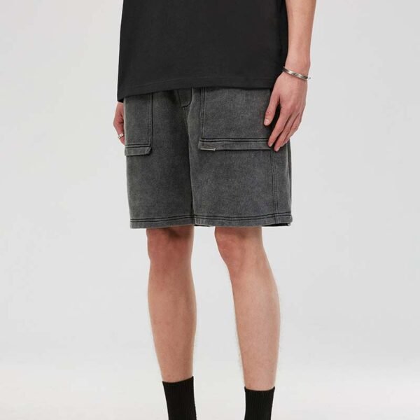 Custom Washed Utility Pocket Shorts - Style 669679 - product detail view 10