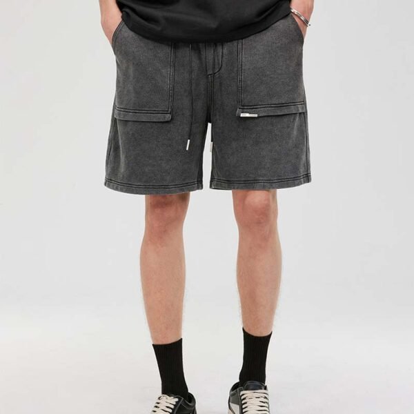 Custom Washed Utility Pocket Shorts - Style 669679 - product detail view 13