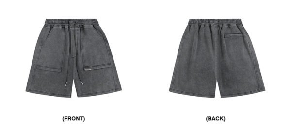 Custom Washed Utility Pocket Shorts - Style 669679 - product detail view 14