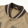 Custom Washed Applique Varsity Bomber Jacket - Style DC353C - product detail view 8 Custom Washed Applique Varsity Bomber Jacket - Style DC353C - product detail view 8