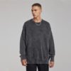 Custom Washed Vintage Oversized Crewneck Sweater - Style DDBB65 - product detail view 3 Custom Washed Vintage Oversized Crewneck Sweater - Style DDBB65 - product detail view 3