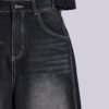 Custom Washed Wide-Leg Denim Shorts - Style E6CF8D - product detail view 5 Custom Washed Wide-Leg Denim Shorts - Style E6CF8D - product detail view 5
