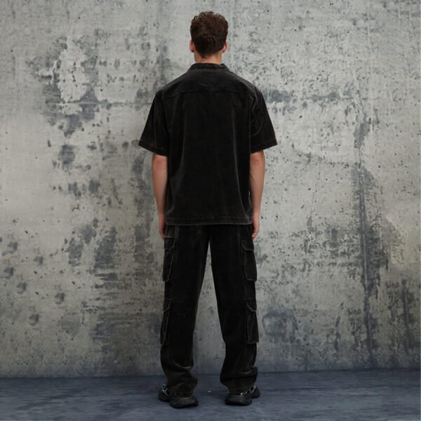 Custom Washed Workwear Cargo Shorts - Style 841538 - product detail view 5