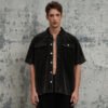 Custom Washed Workwear Cargo Shorts - Style 841538 - product detail view 6