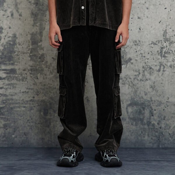 Custom Washed Workwear Cargo Shorts - Style 841538 - product detail view 8