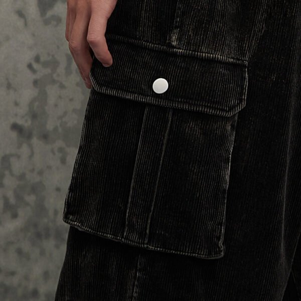 Custom Washed Workwear Cargo Shorts - Style 841538 - product detail view 14