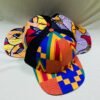 Custom Wax-Print Cotton Baseball Cap - Style C3B476 - product detail view 3 Custom Wax-Print Cotton Baseball Cap - Style C3B476 - product detail view 3