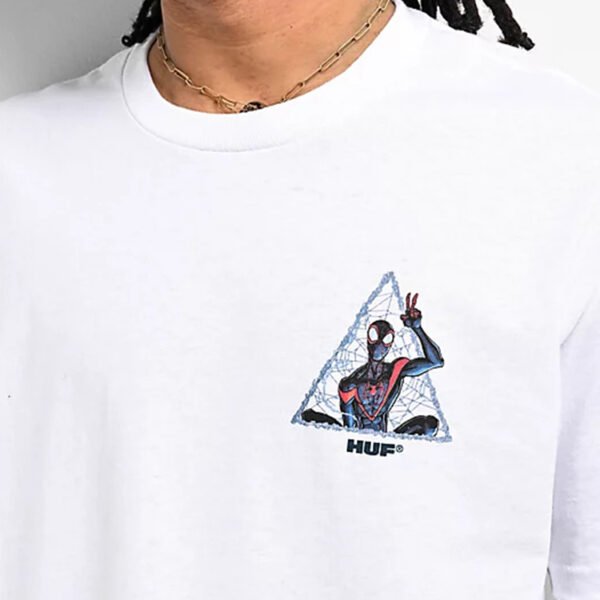 Custom White Chest Graphic Crewneck Sweatshirt Top - Style 47733C - product detail view 2 Custom White Chest Graphic Crewneck Sweatshirt Top - Style 47733C - product detail view 2