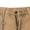 Custom Vintage Wide-Leg Paint-Splatter Cargo Jeans - Style E44090