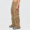 Custom Vintage Wide-Leg Paint-Splatter Cargo Jeans - Style E44090 - product detail view 6
