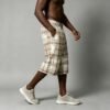 Custom Wide-Leg Plaid Capri Pants | - Style 14C69B - product detail view 6 Custom Wide-Leg Plaid Capri Pants | - Style 14C69B - product detail view 6